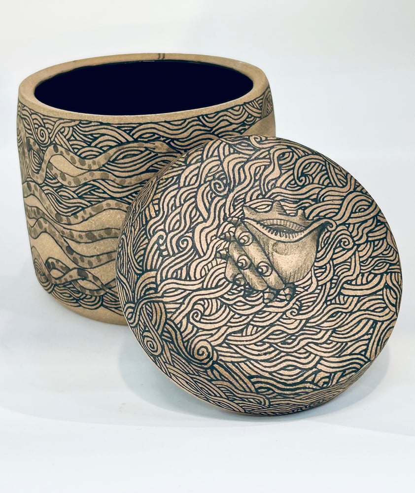 Image of  Octopi Covered Jar