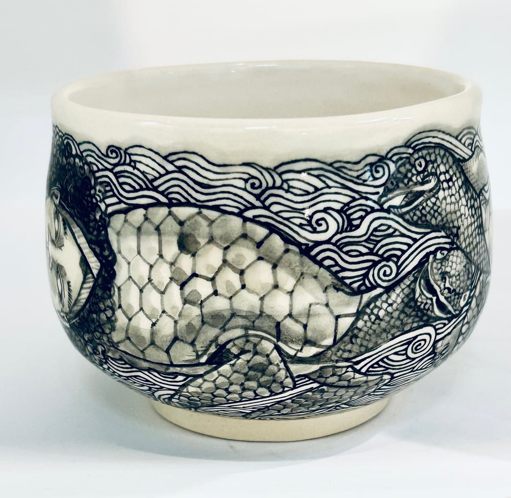 Image of Swimming With Turtles Chawan