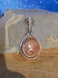 Image 1 of Peach Moonstone "Champayne SuperNova"