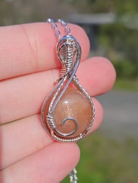 Image 2 of Peach Moonstone "Champayne SuperNova"