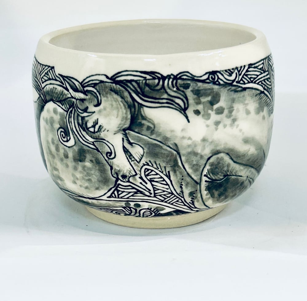 Image of Horse Spirit Animal Chawan