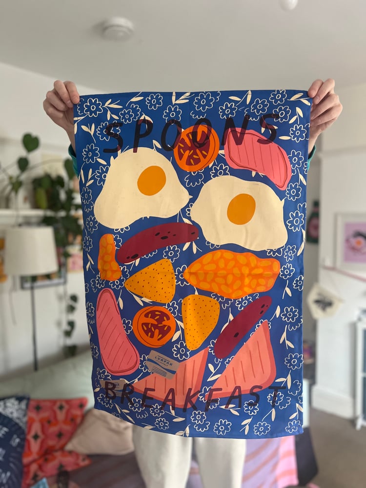 Image of Spoons Breakfast Tea Towel