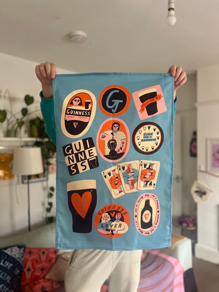 Image of Lovely Day For It Tea Towel 