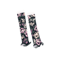 Image 1 of CANDY GREEN RUFFLE BOTTOM SOCKS