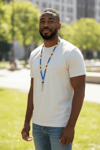 Image 4 of Cord beaded Lanyard 