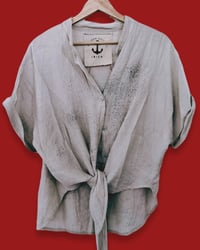 Image 4 of CROPPED VINTAGE TOP ⛧°FREE  ⛧°IBIZA  ⛧°。HEMD ⛧°。