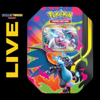 [LIVE] Mega Charizard X Ex Tin