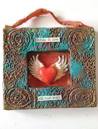Image 1 of ♥️ ‘Use your wings’ heart  ✿ Χάρτινη καρδιά 'Use your wings'