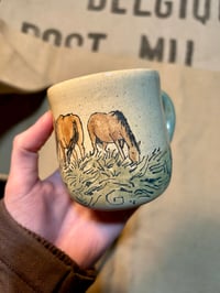 Image 2 of ‘Peaceful Grazing’ Horse Mug