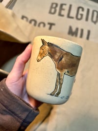 Image 1 of *Flawed Pottery* ‘Bay Mule’ Tumbler