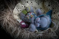 Image 1 of Luna- 7.5 inch natural fibers kitten hybrid doll