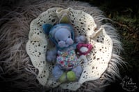 Image 2 of Luna- 7.5 inch natural fibers kitten hybrid doll