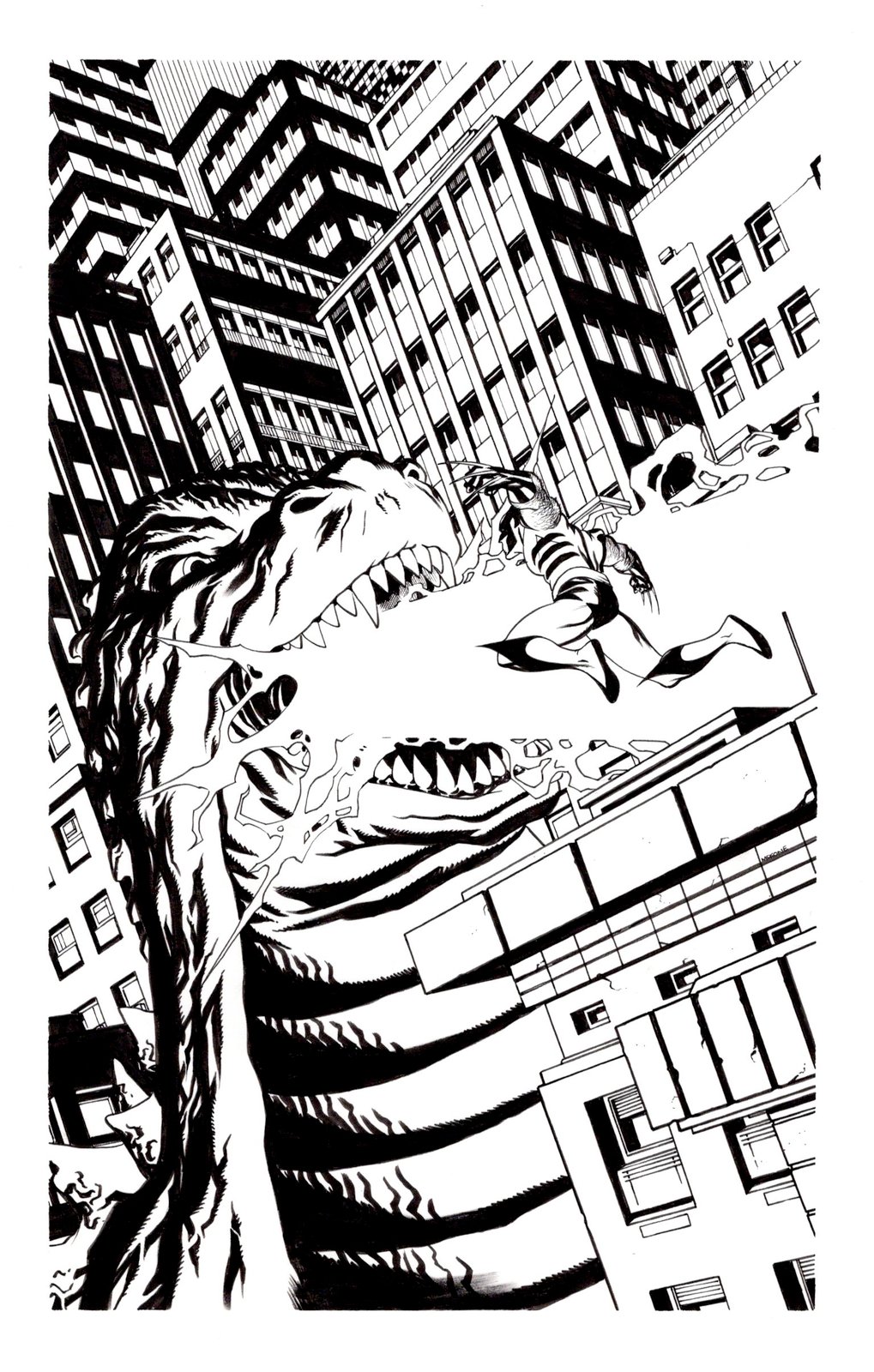 Image of Godzilla vs The X-Men #1 Cover