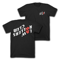 Image 1 of " FLIP IT SKETCHY DICE " - HEAVYWEIGHT TEE - BLACK