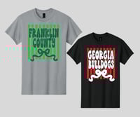 Vintage Striped Bow UGA + Franklin Tees