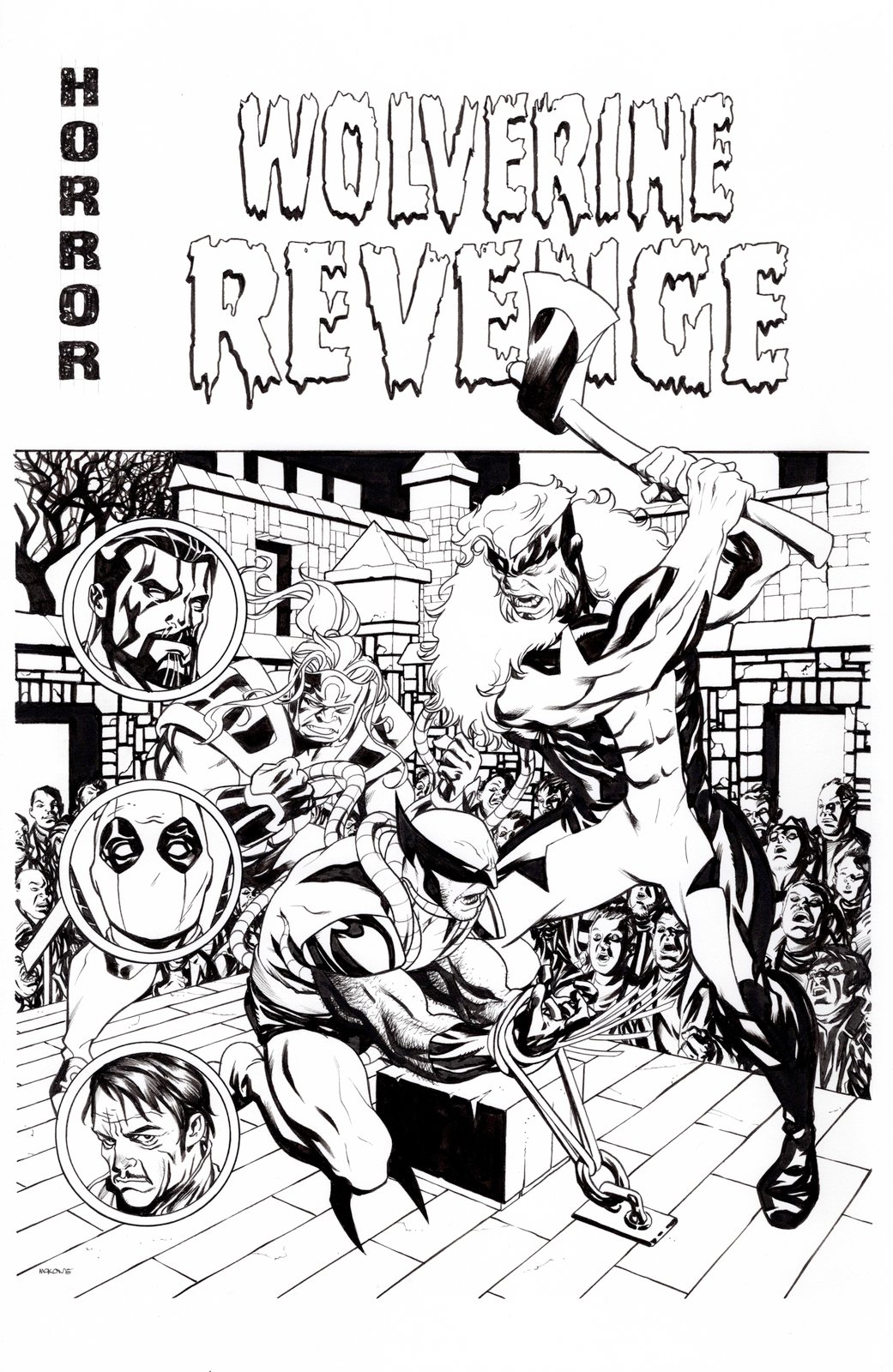 Image of Wolverine: Revenge RED BANNER #5 Cover