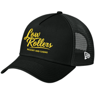 " ALL OR NOTHING " SNAPBACK TRUCKER HAT - BLACK/YELLOW