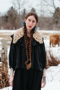 Copy of markham  loop collar (alpaca wool shown in linen, + colours )