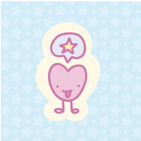 Image 4 of Silly Star and Heart Stickers- Waterproof Vinyl 