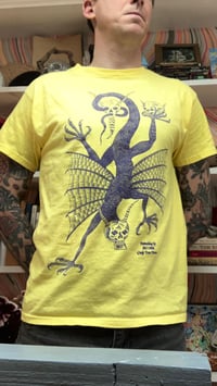 Image 2 of SKULL LIZARD SHIRT