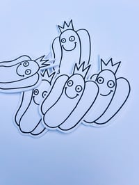 Image 2 of donny the glizzy | 3 inch doodle cut outs 