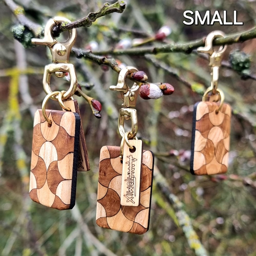 Image of Limited - Fan Tile and Brass Keyring