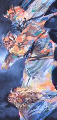 Image 7 of Night Cloud – bats painting