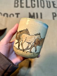 Image 1 of 'Beach Dance' Horse Tumbler