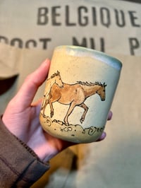 Image 4 of 'Beach Dance' Horse Tumbler