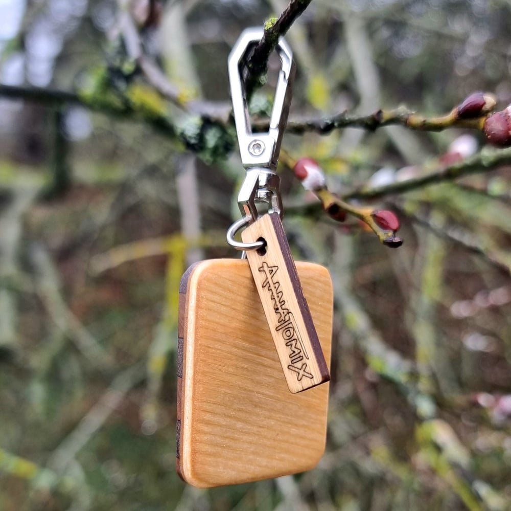 Image of Limited - Tiled Wood Keyrings