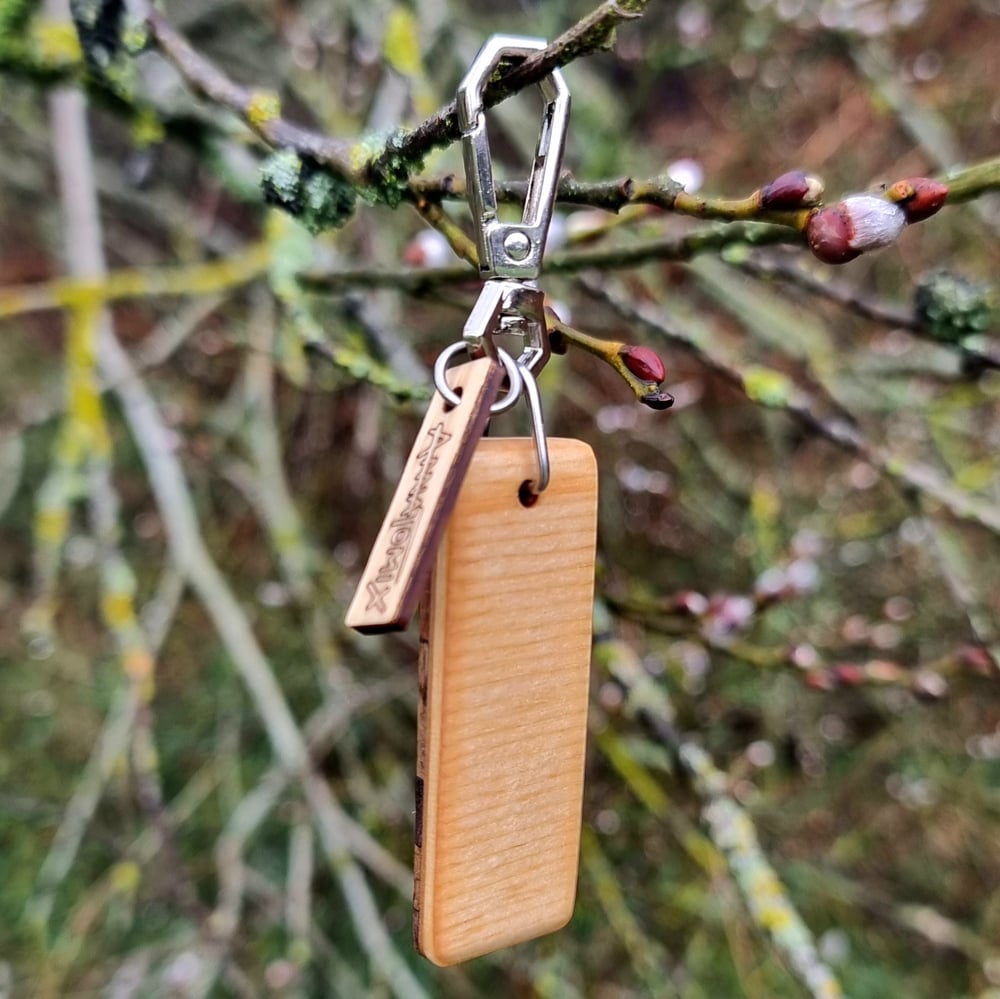 Image of Limited - Tiled Wood Keyrings