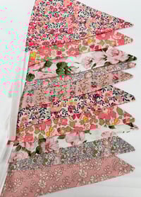 Image 2 of Pink Liberty Cotton Fabric Bunting
