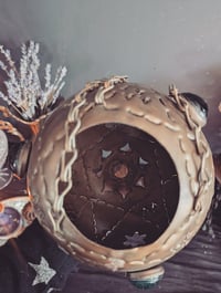 Image 3 of Brass globe lantern 