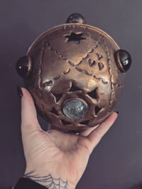 Image 4 of Brass globe lantern 