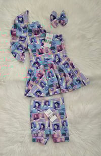 Image 1 of Kpop demon hunters top and bike shorts 