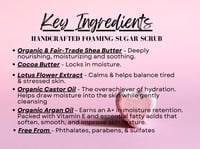 Image 8 of 100 & 250 Bulk Foaming Sugar Scrubs: 2oz Vegan Party Favors, Custom Label