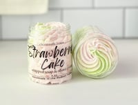 Image 3 of Strawberry Cake Whipped Soap & Shave Cream 