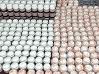 Image 3 of 25 Bulk Whipped Soap Favors: 2oz Vegan Travel Size, Custom Label