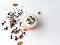 Image 3 of Rose Lavender Botanical Bath Bomb