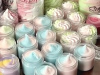 Image 4 of 25 Bulk Whipped Soap Favors: 2oz Vegan Travel Size, Custom Label