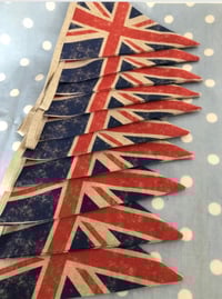 Image 2 of Linen Fabric Union Jack Bunting