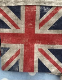 Image 4 of Union Jack Linen Fabric Bunting