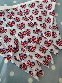 Image 1 of Union Jack Heart Bunting