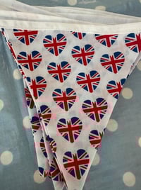 Image 3 of Union Jack Heart Bunting