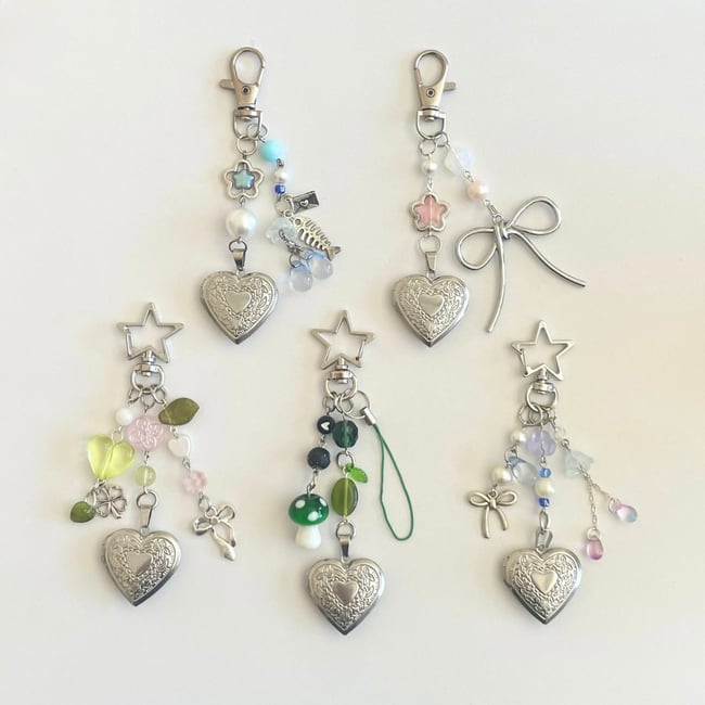 charmed locket keychains