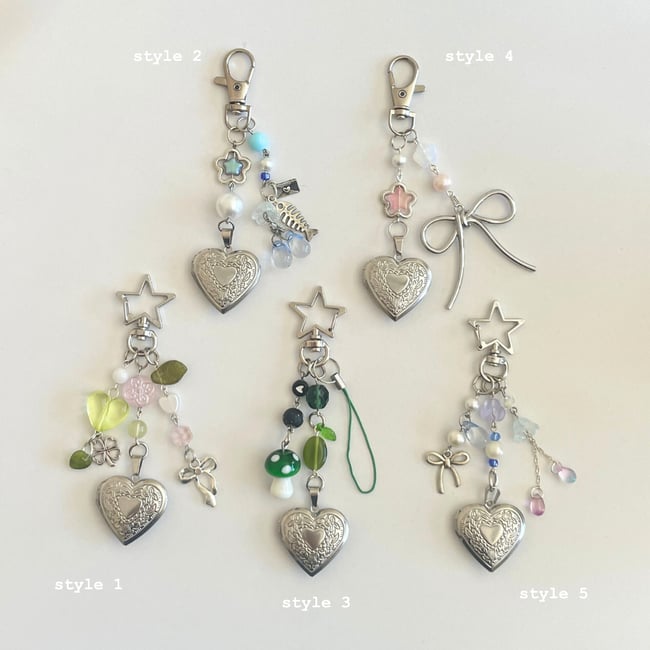 charmed locket keychains