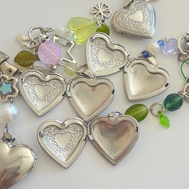 charmed locket keychains