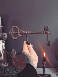 Iron key hook 