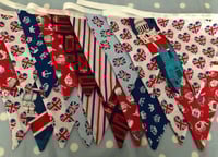 Image 2 of Union Jack Heart, Coronation Bunting, Vintage Event