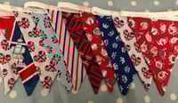 Image 3 of Union Jack Heart, Coronation Bunting, Vintage Event